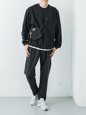 「アイテム（Tシャツ/カットソー）」を使った、カワバタさん（メンズ・185cm）の夏コーディネート