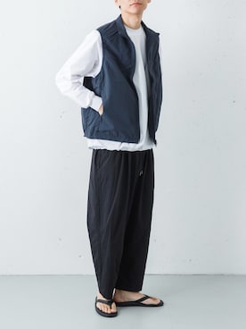 「シンプルスタイル」｜カワバタさん（メンズ・185cm）の春コーディネート