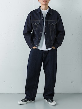 カワバタさん（メンズ・185cm）の冬コーディネート