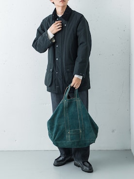 「アイテム（デニムパンツ）」を使った、カワバタさん（メンズ・185cm）の夏コーディネート