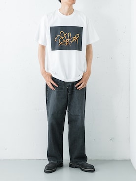 「アイテム（パンツ）」を使った、カワバタさん（メンズ・185cm）の夏コーディネート