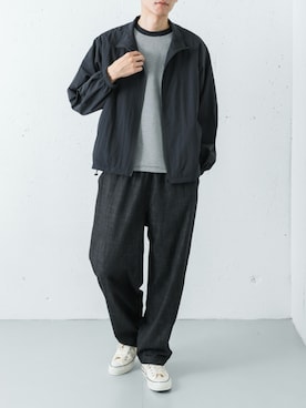 「URBAN RESEARCH Sonny Label（アーバンリサーチサニーレーベル）のアイテム（パンツ）」を使った、カワバタさん（メンズ・185cm）の春コーディネート