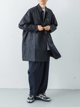 「NEW BALANCE（ニューバランス）のNEW BALANCE　U2002（スニーカー、グレー系）」を使った、カワバタさん（メンズ・185cm）の春コーディネート