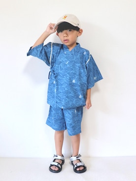 「むすこーで」｜OU_KII_☺︎さん（キッズ・110cm）の秋コーディネート