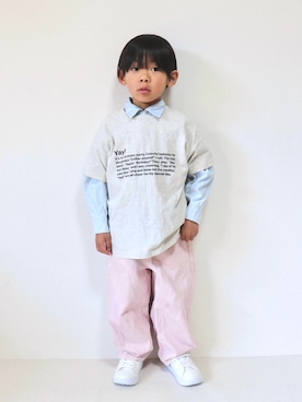 「devirock（デビロック）のアイテム」を使った、OU_KII_☺︎さん（キッズ・110cm）の春コーディネート