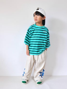 「BREEZE（ブリーズ）のアイテム」を使った、OU_KII_☺︎さん（キッズ・110cm）の夏コーディネート