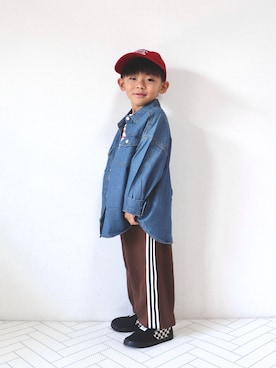 「BREEZE（ブリーズ）のアイテム」を使った、OU_KII_☺︎さん（キッズ・110cm）の冬コーディネート