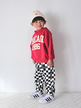 「BREEZE（ブリーズ）のアイテム」を使った、OU_KII_☺︎さん（キッズ・110cm）の冬コーディネート