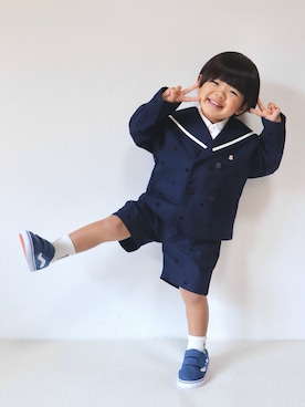 OU_KII_☺︎さん（キッズ・100cm）の春コーディネート