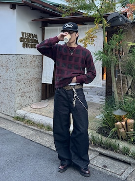 「Dr. Martens（ドクターマーチン）のアイテム」を使った、isyagwさん（メンズ・175cm）の春コーディネート