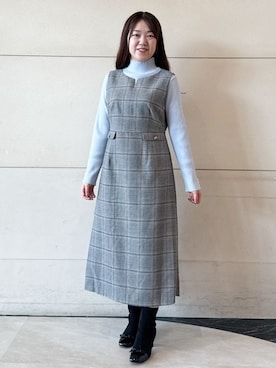 ふみさん(レディース・154cm)の秋コーディネート