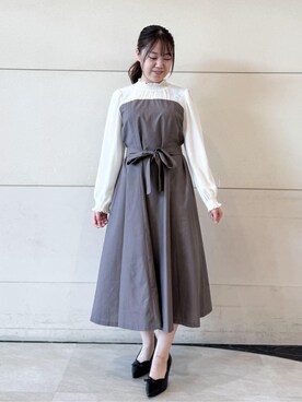 ふみさん（レディース・154cm）の秋コーディネート