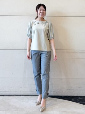 ふみさん（レディース・154cm）の夏コーディネート