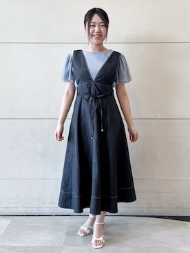ふみさん(レディース・154cm)の夏コーディネート