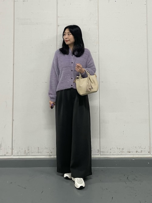 アーバンリサーチ フェザー ニット カーデ 春 ITEMS URBANRESEARCH（アイテムズ アーバンリサーチ） カーディガン