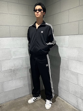 「アイテム（ジャージ）」を使った、FAさん（メンズ・173cm）の秋コーディネート