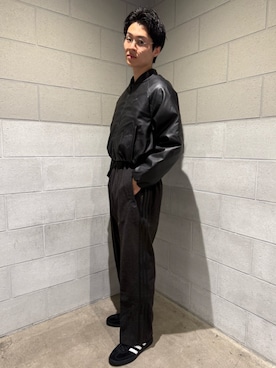 「adidas（アディダス）のアイテム（スウェットパンツ）」を使った、FAさん（メンズ・173cm）の秋コーディネート