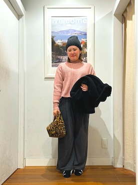 「URBAN RESEARCH Sonny Label（アーバンリサーチサニーレーベル）のアイテム（パンツ）」を使った、maiさん（レディース・158cm）の冬コーディネート