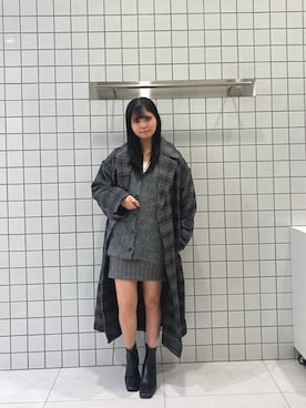 「アイテム（その他アウター、その他）」を使った、ｱﾕﾘ✩.*˚さん（レディース・155cm）の冬コーディネート