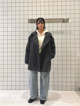 「アーバンリサーチ」｜「アイテム（その他アウター）」を使った、ｱﾕﾘ✩.*˚さん（レディース・155cm）の秋コーディネート