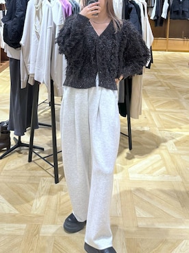 「アイテム（スウェットパンツ）」を使った、oharu14さん（レディース・165cm）の秋コーディネート