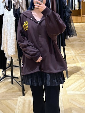 「アイテム（パーカー）」を使った、oharu14さん（レディース・165cm）の夏コーディネート