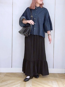 「アイテム（ワンピース/ドレス）」を使った、oharu14さん（レディース・165cm・20代）の春コーディネート