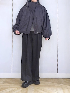 「アイテム（サンダル）」を使った、oharu14さん（レディース・165cm・20代）の冬コーディネート