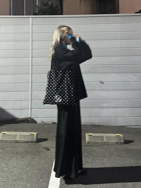 「アイテム（トートバッグ、その他）」を使った、oharu14さん（レディース・165cm）の冬コーディネート