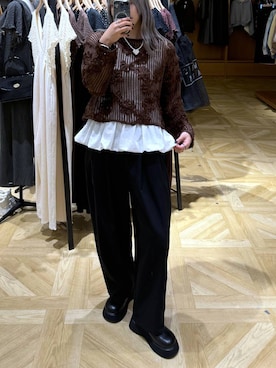 「アイテム（パンツ）」を使った、oharu14さん（レディース・165cm・20代）の秋コーディネート