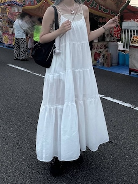 「アイテム（キャミソール）」を使った、oharu14さん（レディース・165cm・20代）の夏コーディネート