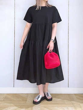 「アイテム（ワンピース/ドレス）」を使った、oharu14さん（レディース・165cm・20代）の春コーディネート