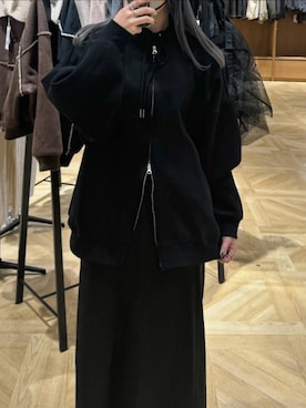 「アイテム（パーカー）」を使った、oharu14さん（レディース・165cm・20代）の冬コーディネート