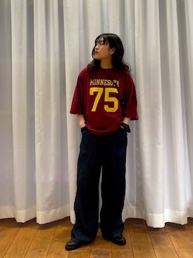 「Wrangler（ラングラー）のアイテム」を使った、むーさん（レディース・156cm）の夏コーディネート