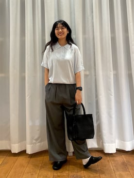 「RODE SKO（ロデスコ）のアイテム」を使った、むーさん（レディース・156cm）の夏コーディネート
