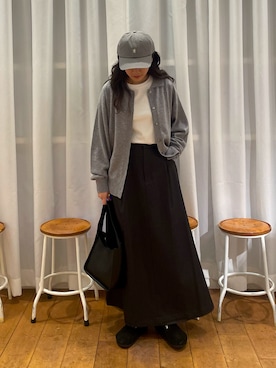 「URBAN RESEARCH DOORS（アーバンリサーチドアーズ）のGYMPHLEX　6PANEL CAP（キャップ）」を使った、むーさん（レディース・156cm）の秋コーディネート