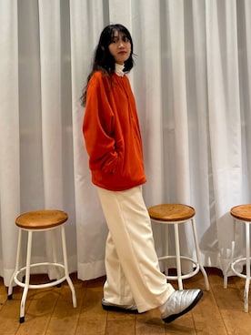 「アイテム（その他シューズ）」を使った、むーさん（レディース・156cm）の秋コーディネート