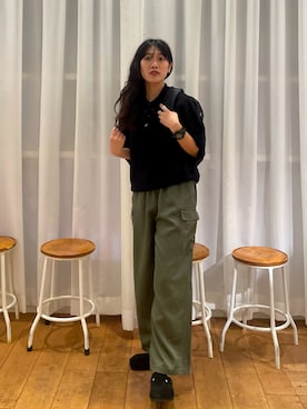 「アイテム（ポロシャツ）」を使った、mumumumu7742さん（レディース・156cm）の秋コーディネート