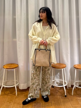 「RODE SKO（ロデスコ）のアイテム」を使った、むーさん（レディース・156cm）の春コーディネート