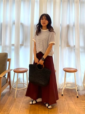 「ペーパーバッグ」｜mumumumu7742さん（レディース・156cm）の夏コーディネート