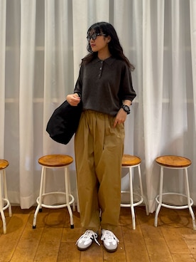 「アイテム（ポロシャツ）」を使った、mumumumu7742さん（レディース・156cm）の夏コーディネート