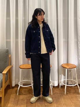 「clarks」｜「アイテム（アクセサリー）」を使った、むーさん（レディース・156cm）の冬コーディネート