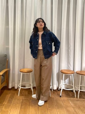 「newarrival」｜「アイテム（デニムジャケット）」を使った、mumumumu7742さん（レディース・156cm）の春コーディネート