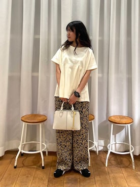 「柄物」｜むーさん（レディース・156cm）の夏コーディネート