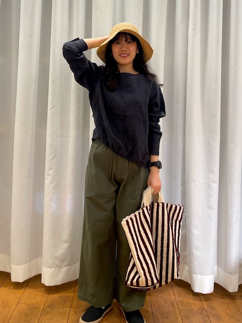 HAVERSACK リネンフロントギャザープルオーバー シャツ リネンフロントギャザープルオーバー（シャツ/ブラウス）｜URBAN