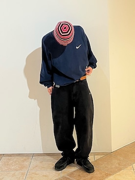 「アイテム（ニットキャップ/ビーニー）」を使った、blookさん（メンズ・172cm）の秋コーディネート