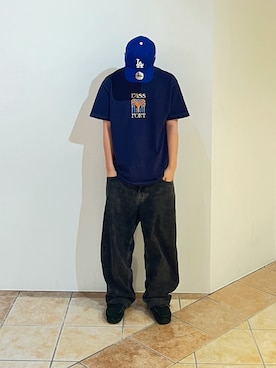 「アイテム（キャップ）」を使った、blookさん（メンズ・172cm・10代）の夏コーディネート