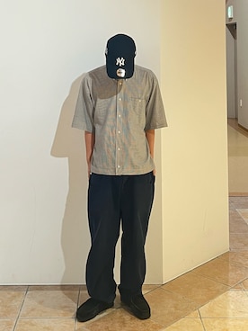 「アイテム（キャップ）」を使った、blookさん（メンズ・172cm・10代）の秋コーディネート