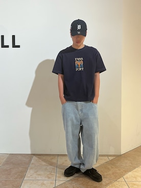 「アイテム（キャップ）」を使った、blookさん（メンズ・172cm・10代）の秋コーディネート