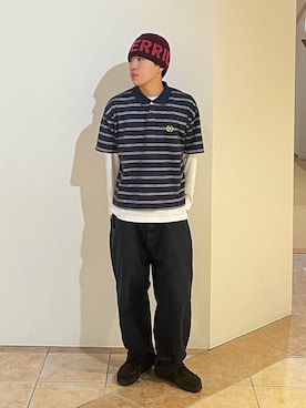 「重ね着」｜blookさん（メンズ・172cm）の秋コーディネート